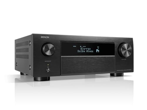 Denon Denon AVR-X4800H 9.4-Ch Receiver, 8K UHD Home Theater Stereo Rec — Build quality and design details up close