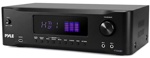 Pyle Pyle 9.1 Channel AV Receiver | Audio Amplifier with Subwoofer Out — Controls and everyday operation