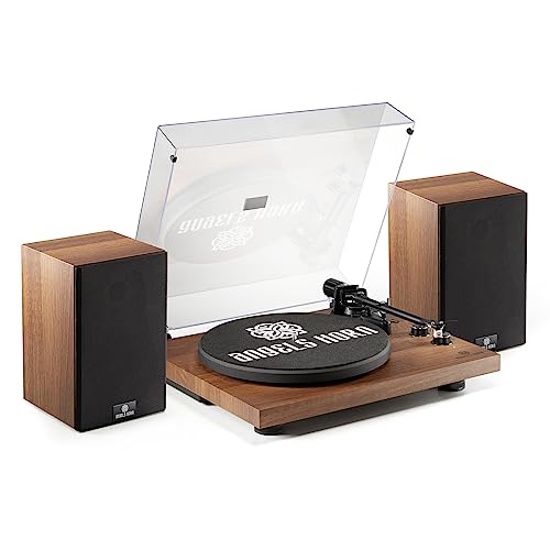 ANGELS HORN ANGELS HORN Vinyl Record Player Hi Fi System with Stereo B — Build quality and design details up close