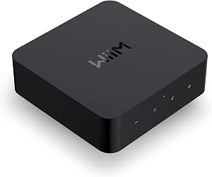 WiiM Pro AirPlay 2 Receiver, Google Cast Audio, WiFi Multiroom Streamer, Compatible with A