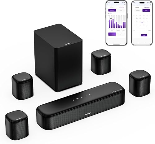 ULTIMEA 7.1ch Sound Bar with Dolby Atmos, Surround Sound System for TV — Our recommended configuration for best results
