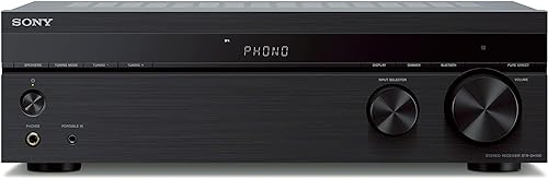 Sony STRDH190 2-ch Home Stereo Receiver with Phono Inputs & Bluetooth — Our recommended configuration for best results