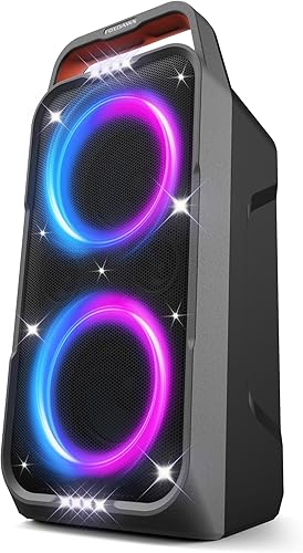 Foxdawn Party Bluetooth Speaker: 240W Peak Loud Sound, Deep Bass, 15H — Real-world performance testing in action