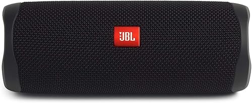 JBL FLIP 5, Waterproof Portable Bluetooth Speaker, Black, Small — Our recommended configuration for best results