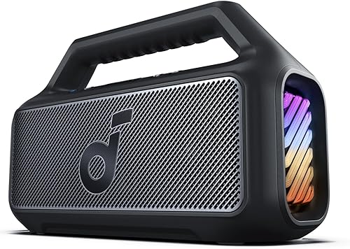 Soundcore Boom 2 By Anker, Outdoor Speaker, 80W, Subwoofer, BassUp 2.0 — Our recommended configuration for best results