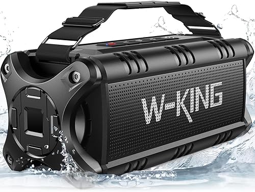 W-KING Bluetooth Speaker, 90W(Max) Loud IPX6 Waterproof Portable Speak — Our recommended configuration for best results