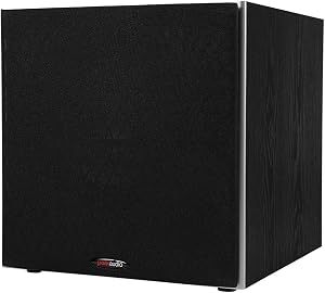 Polk Audio PSW10 10" Powered Subwoofer Home Audio – Power Port Tech, Up to 100 Watts,